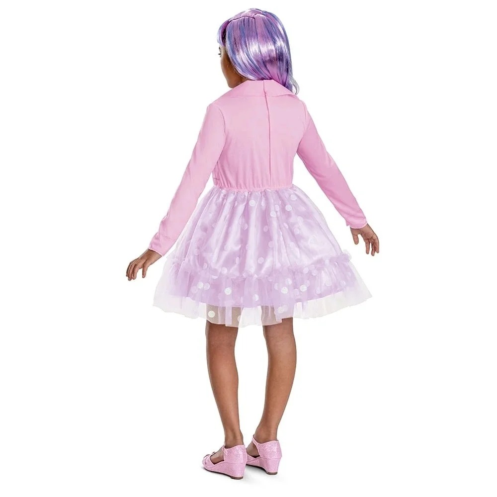 Rainbow High Violet Costume Girls Medium 7/8 Dress Jacket Disguise New